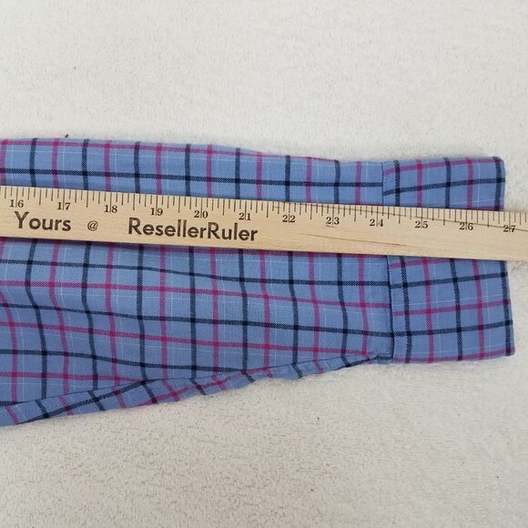 NEW Bonobos Men's XL Slim Fit Long Sleeve Button Up Plaid Shirt Blue - Picture 10 of 11